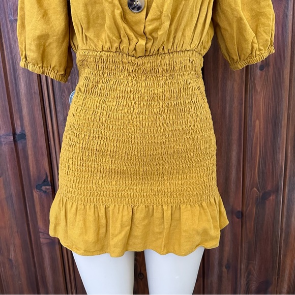 Zara Linen Mini Dress - Picture 8 of 10